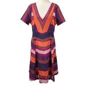 Anthropologie NWT HD in Paris Burbank Multicolor Knit Dress Size XL